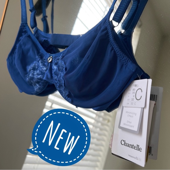 Chantelle Intimates & Sleepwear Nwtchantelle Bra Royal Blue Lace